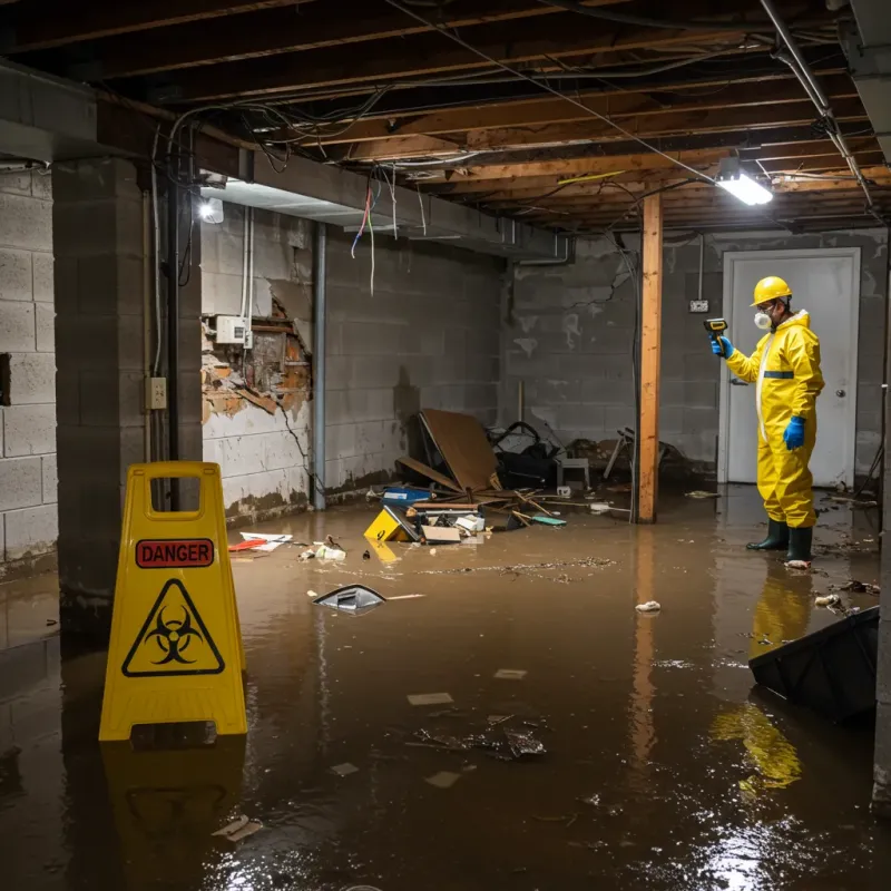 Flooded Basement Electrical Hazard in City of Sammamish, WA Property
